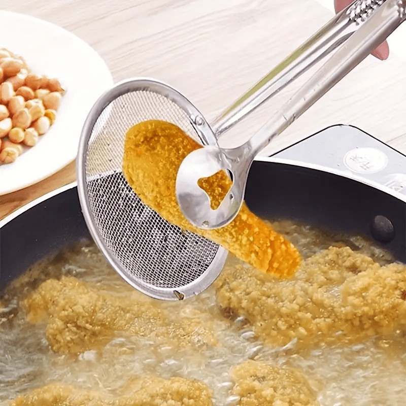 Stainless Steel Kitchen Tongs - a Versatile And Easy-To-Clean Tool for Cooking And Frying Healthier Meals, an Essential for Outdoor Cooking And BBQ Gatherings